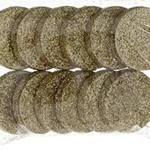 Gold Glitter Mini Wood Coins St Patrick's Day Party Supplies Favors 12 Count